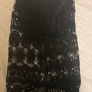 Stella Laguna Beach Shorts with Crochet Maxi Skirt Overtop